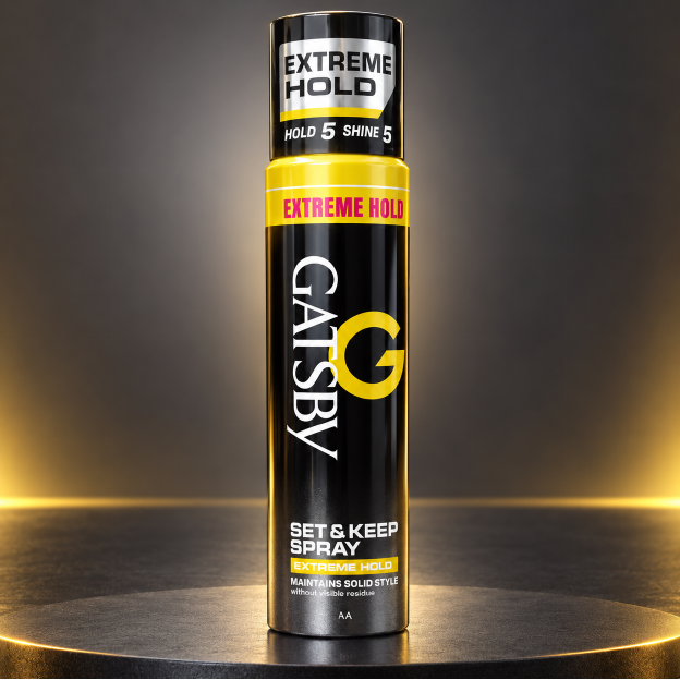 Gatsby Set & Keep Extreme Hold Hair Spray product can