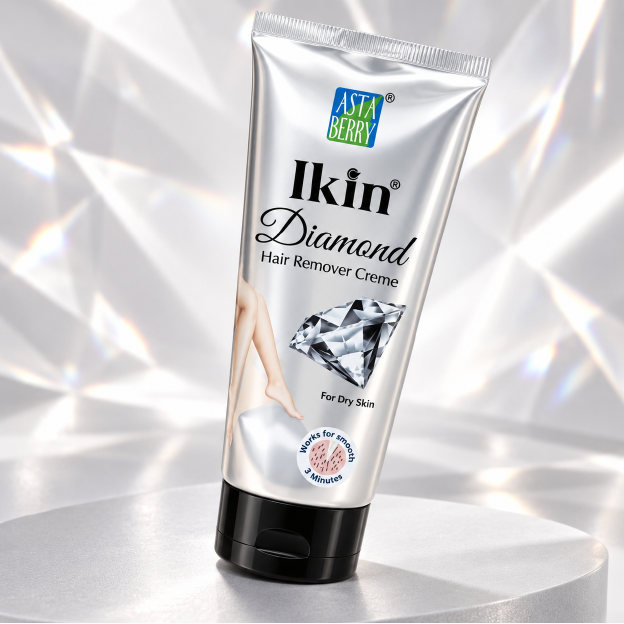 Astaberry Ikin Diamond Hair Remover Creme tube
