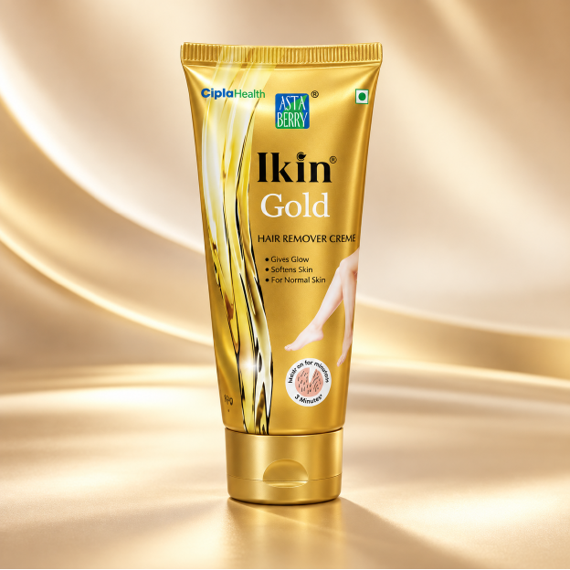 Astaberry Ikin Gold Hair Remover Creme tube