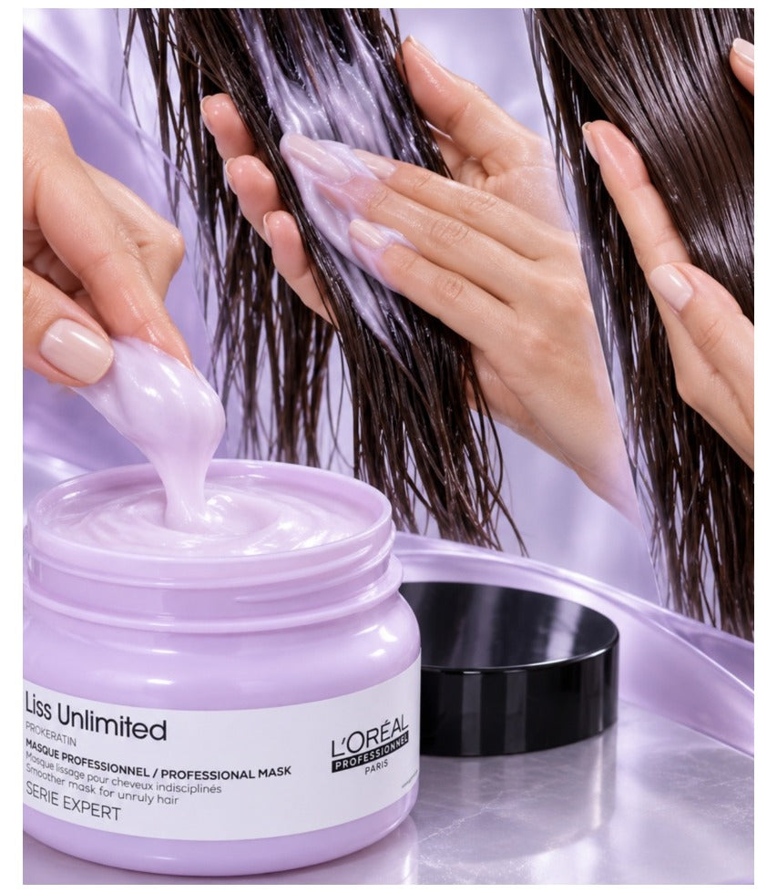 L'Oréal Professionnel Serie Expert Liss Unlimited Hair Mask - 250 g product image - Venus Store