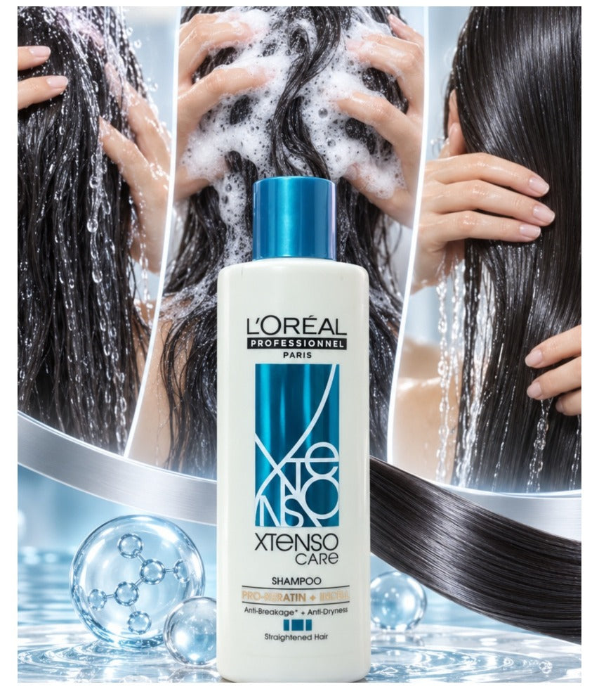 L'Oréal Professionnel X-Tenso Care Shampoo - 250 ml (verify bottle) product image - Venus Store