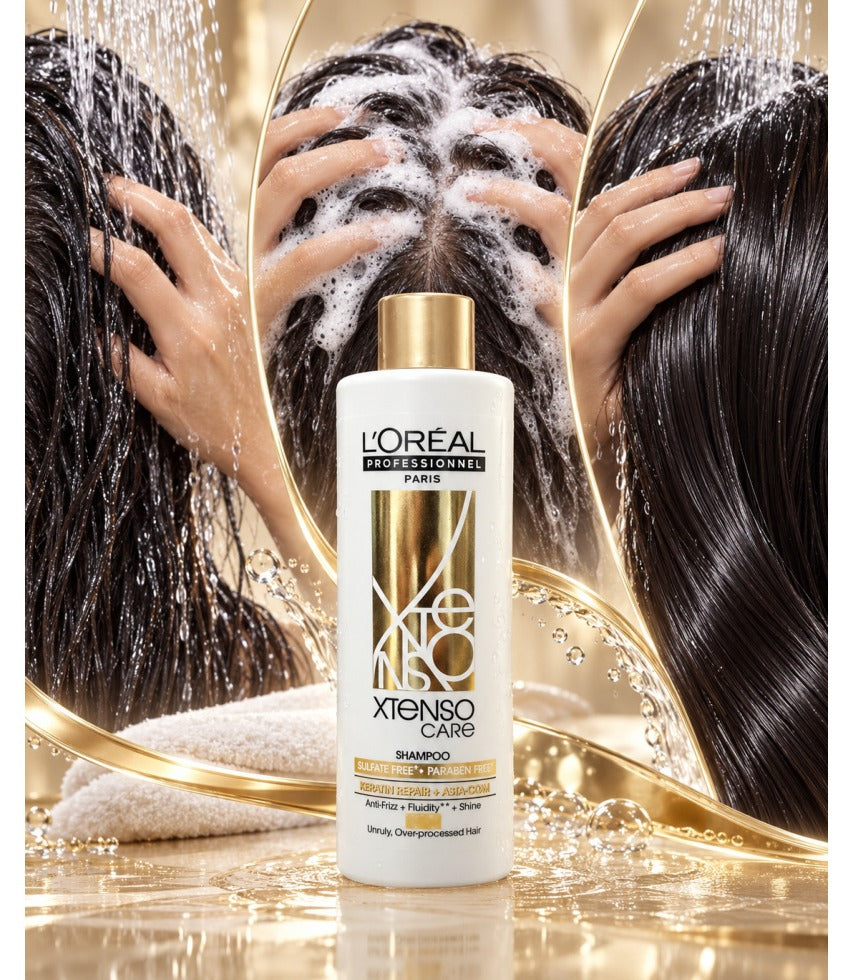 L'Oréal Professionnel X-Tenso Care Sulfate-Free Shampoo - 250 ml (verify bottle) product image - Venus Store