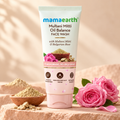 Mamaearth Multani Mitti Oil Balance Face Wash with Multani Mitti & Bulgarian Rose front pack