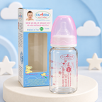 Camera Natural Hi-Heat Resistant Glass Feeding Bottle additional view
