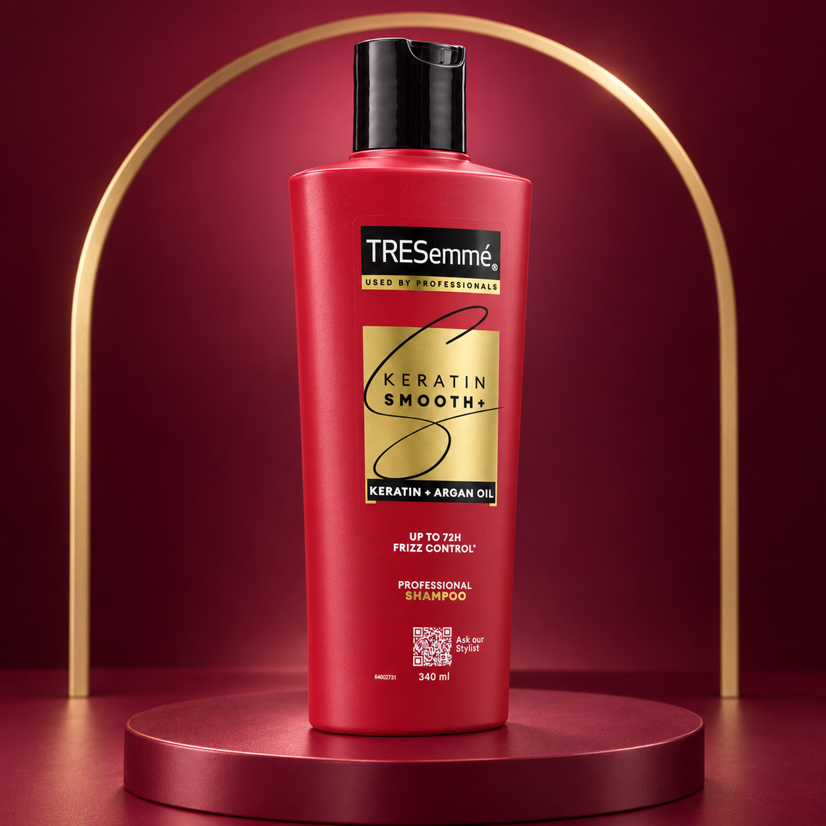 TRESemmé Keratin Smooth+ Shampoo with Keratin & Argan Oil - 340 ml additional view