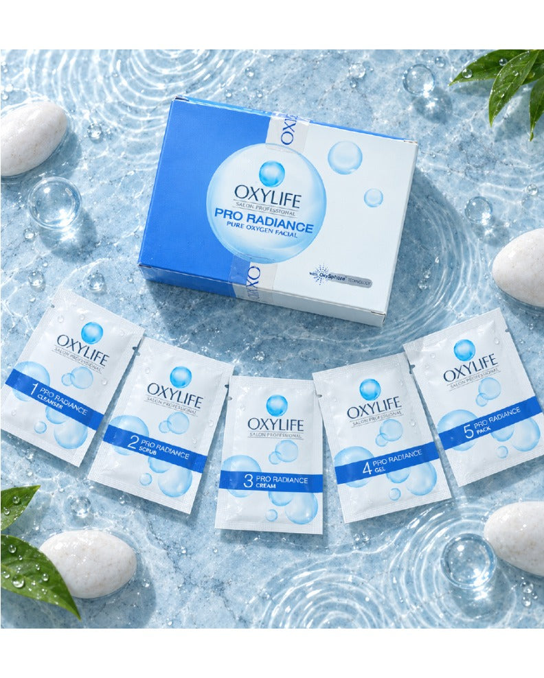 Oxylife Salon Professional Pro Radiance Pure Oxygen Facial 5 Step Kit - product image