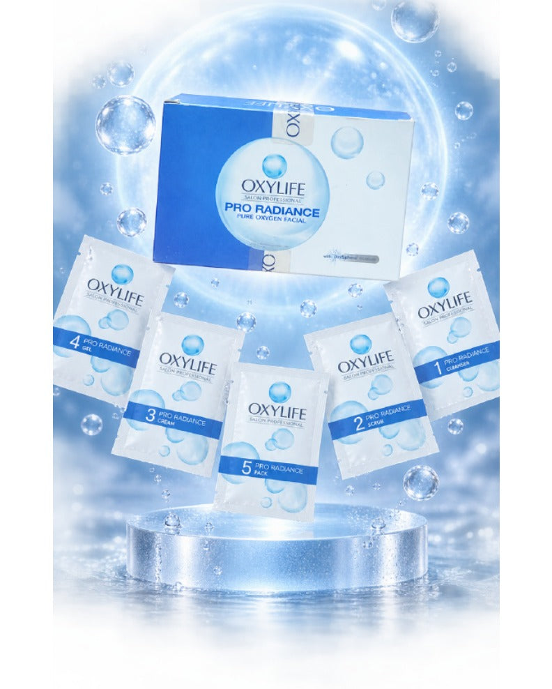 Oxylife Salon Professional Pro Radiance Pure Oxygen Facial 5 Step Kit - product image