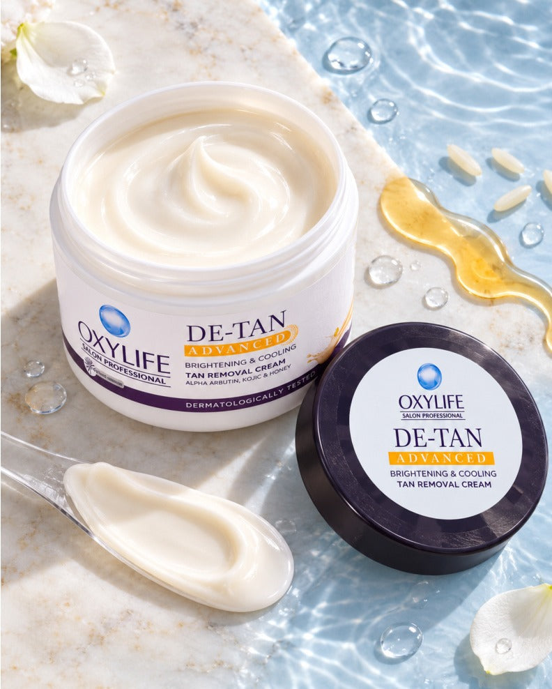 Oxylife Salon Professional De-Tan Advanced Brightening & Cooling Tan Removal Cream - product image