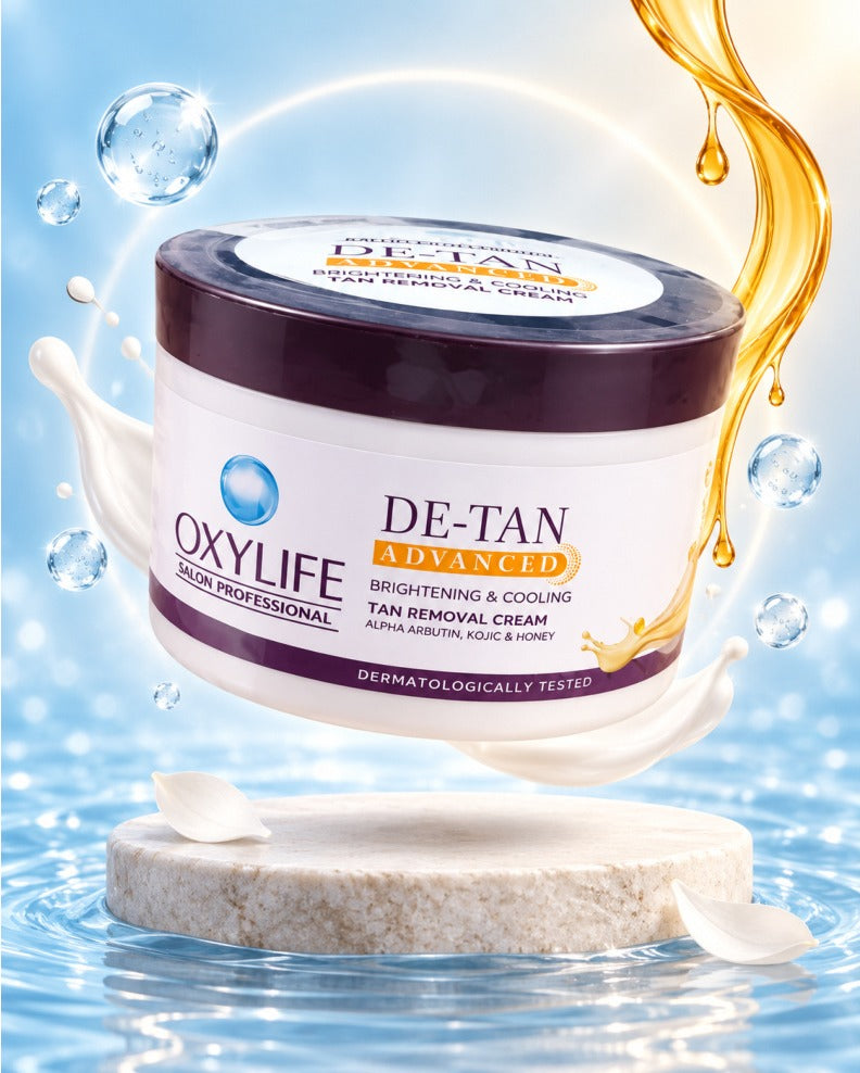 Oxylife Salon Professional De-Tan Advanced Brightening & Cooling Tan Removal Cream - product image