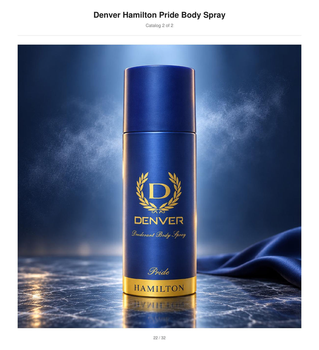 Denver Hamilton Pride Deodorant Body Spray catalog image 2
