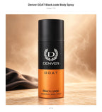 Denver GOAT Black.code Deodorant Body Spray front packaging