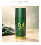 Denver Hamilton Green Deodorant Body Spray front packaging