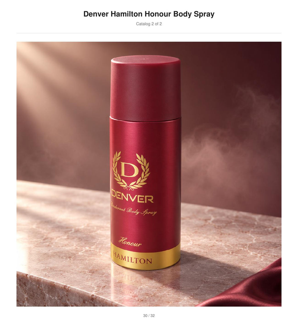 Denver Hamilton Honour Deodorant Body Spray catalog image 2