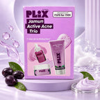 PLIX Jamun Active Acne Trio with products