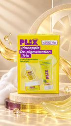 PLIX Pineapple De-Pigmentation Trio combo packaging