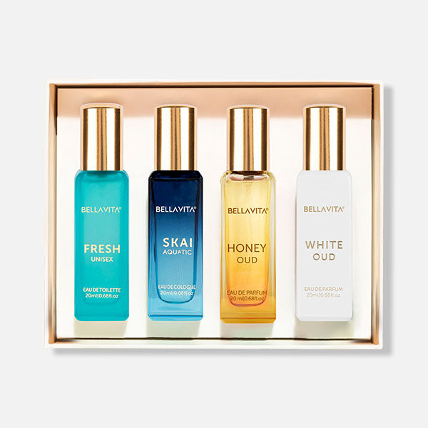 BellaVita Luxury Unisex Perfume Gift Set 4 x 20 ml product image 3
