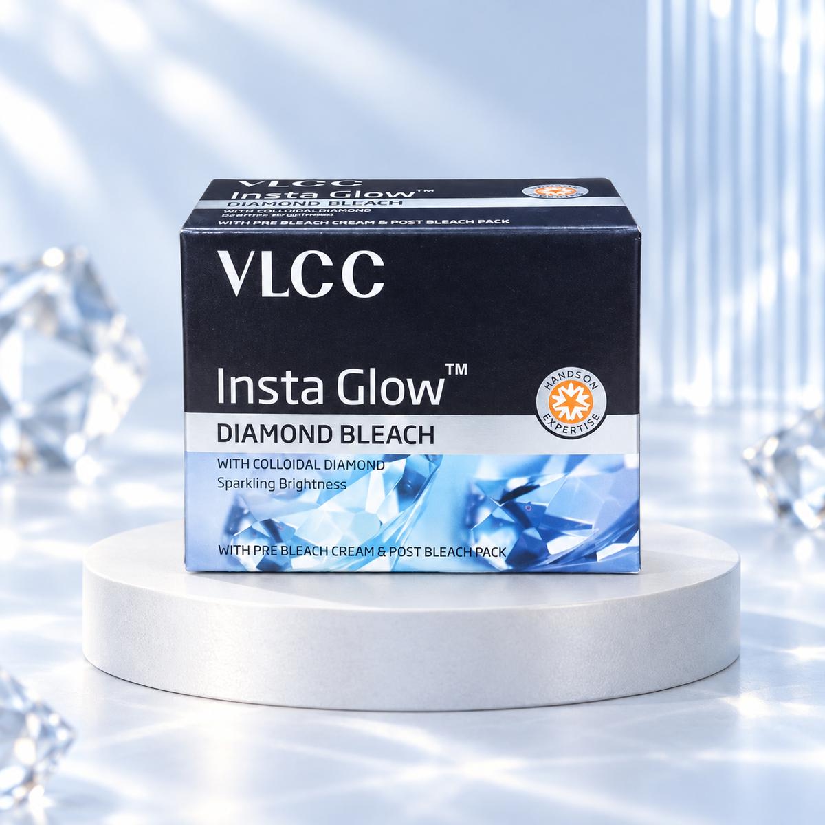 VLCC Insta Glow Diamond Bleach front pack